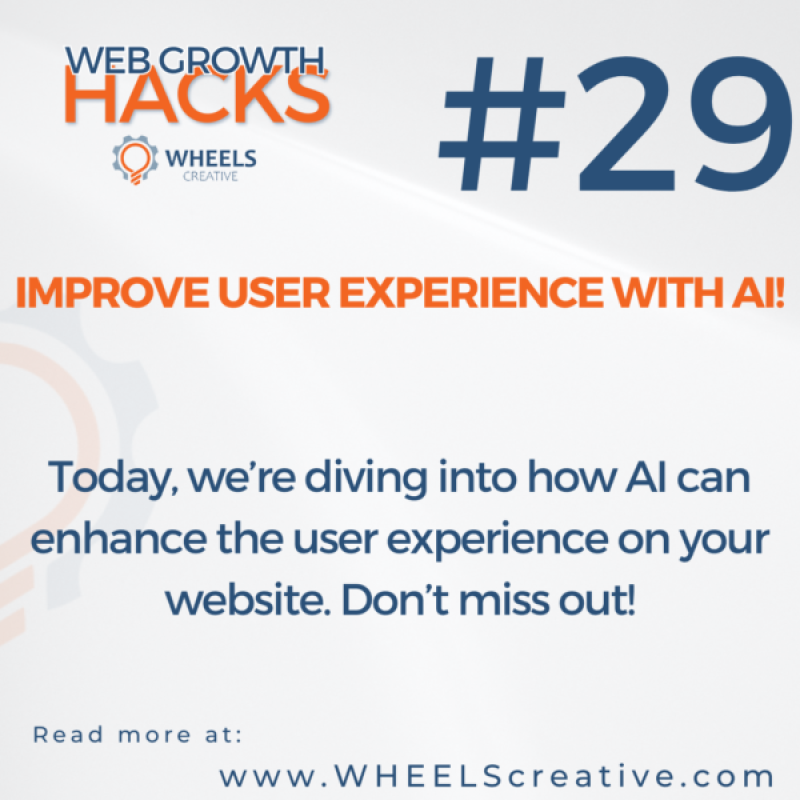 Improve user experience with AI!